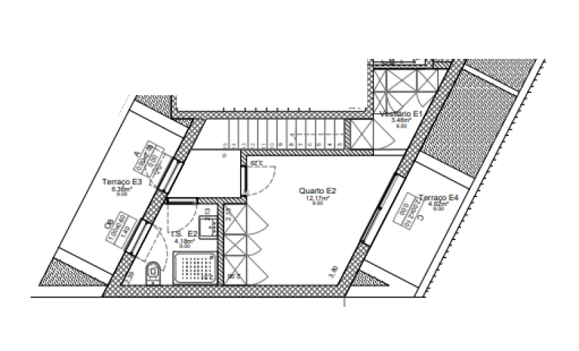 Apartamento T2 para Venda em Gafanha da Nazaré Planta 1