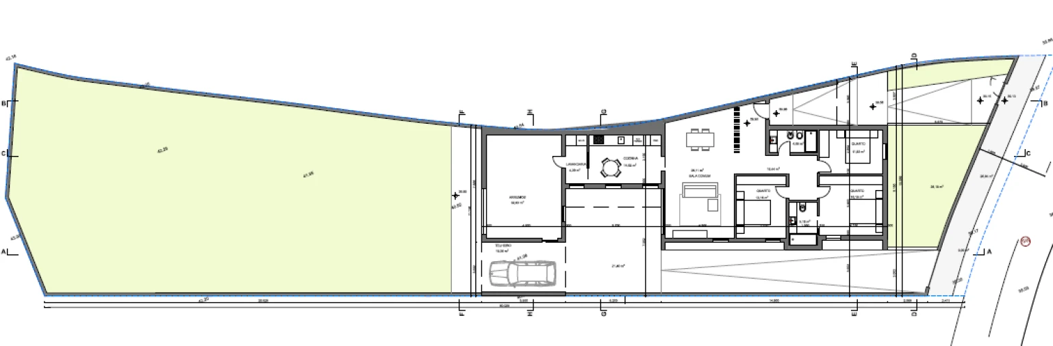 Moradia T3 para Venda em Oiã Planta 2