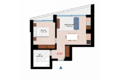 Apartamento T1 para Venda em Glória e Vera Cruz