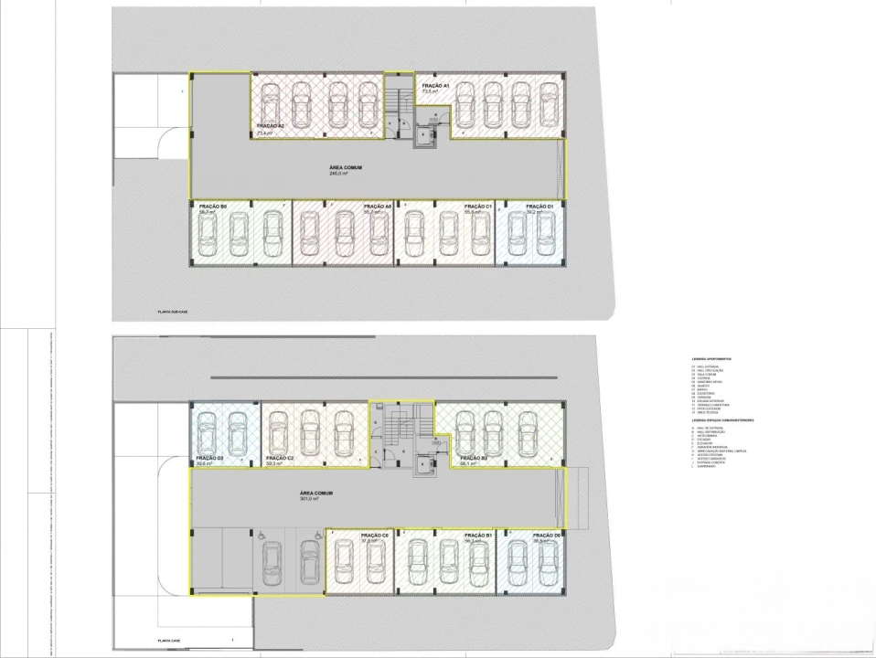Apartamento T4 para Venda em Canidelo Planta 2