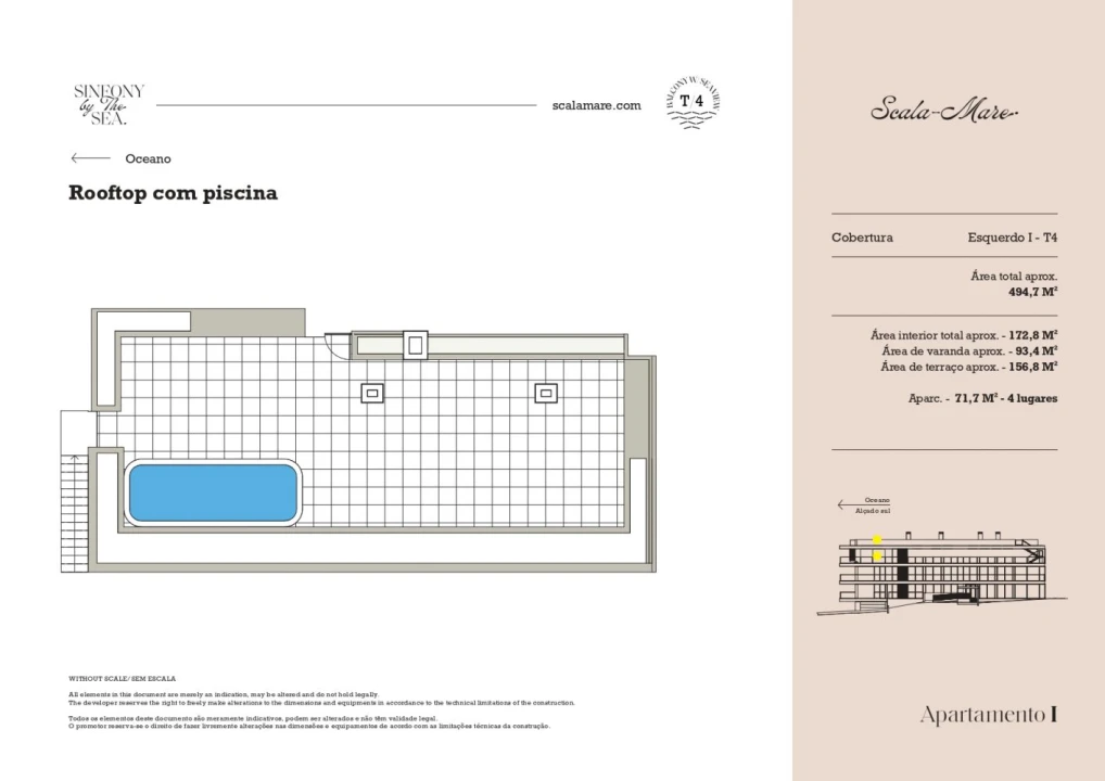Apartamento T4 para Venda em Canidelo Planta 4