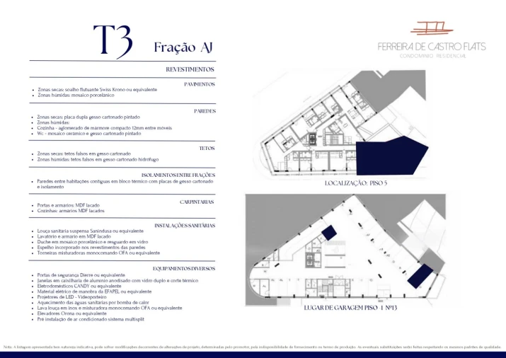 Apartamento T3 para Venda em Bonfim Planta 2