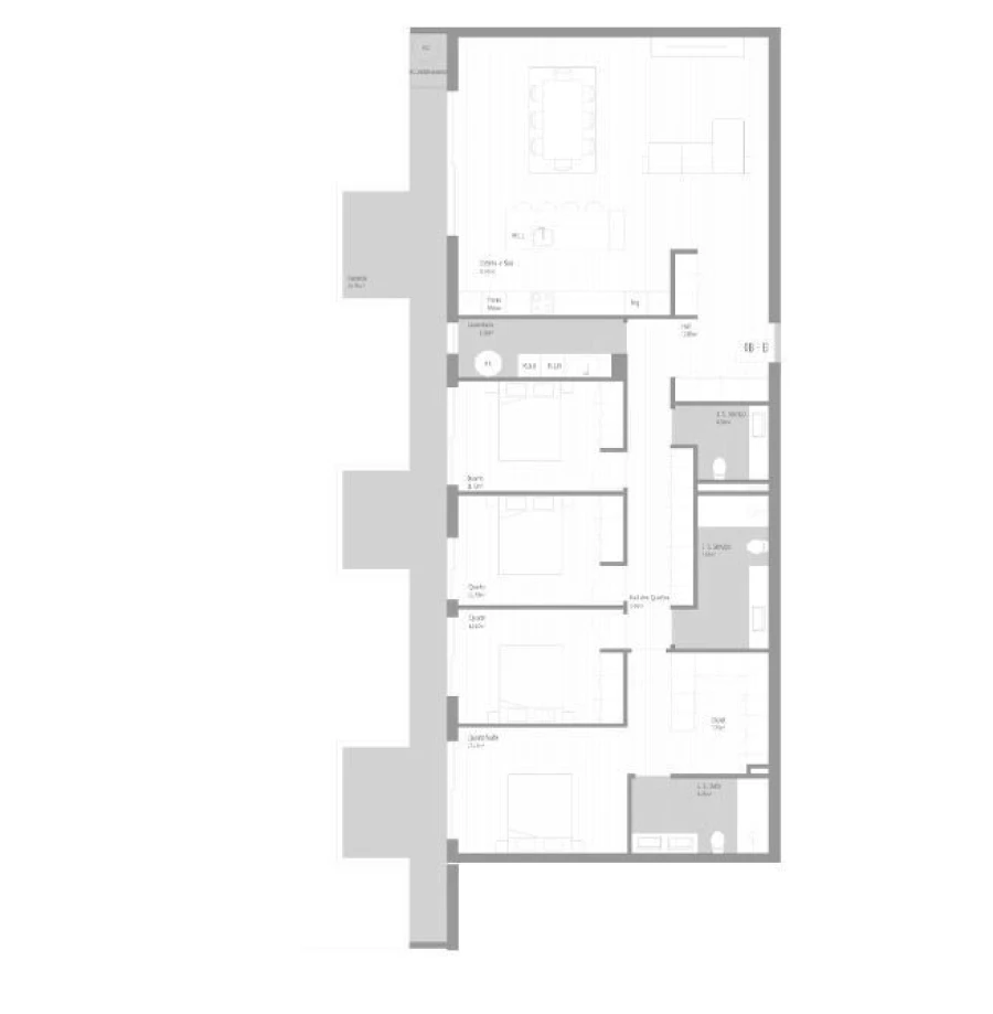 Apartamento T4 para Venda em Valongo Planta 1
