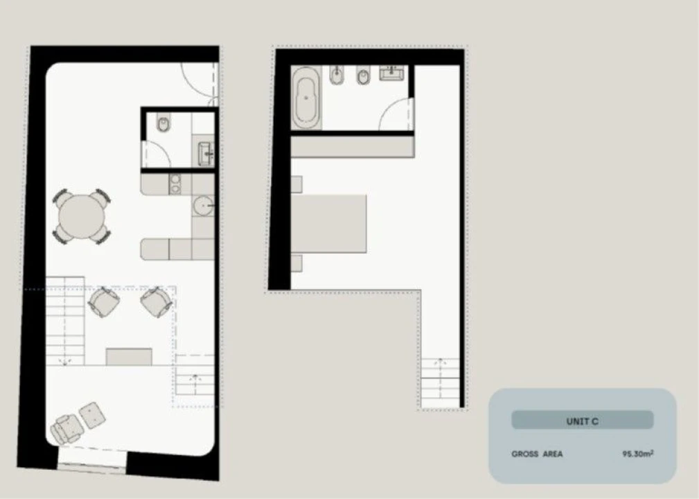 Apartamento T1 para Venda em Santa Marinha e São Pedro da Afurada Planta 2
