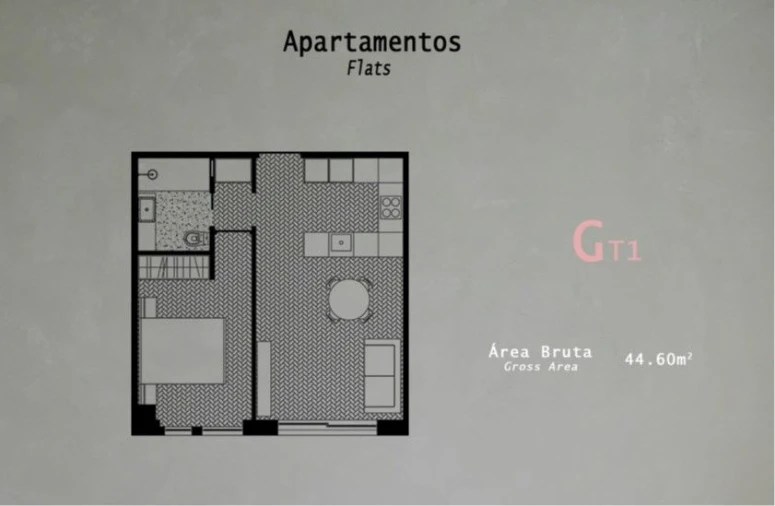 Apartamento T1 para Venda em Cedofeita, Santo Ildefonso, Sé, Miragaia, São Nicolau e Vitória Planta 2