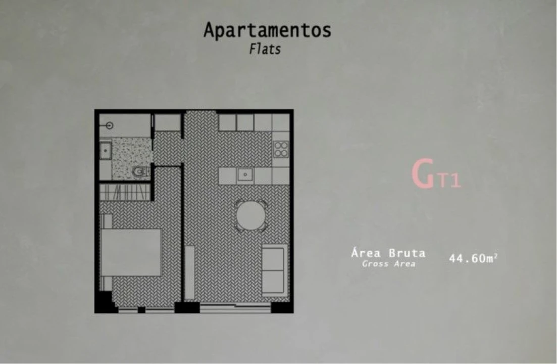 Apartamento T1 para Venda em Cedofeita, Santo Ildefonso, Sé, Miragaia, São Nicolau e Vitória Planta 2