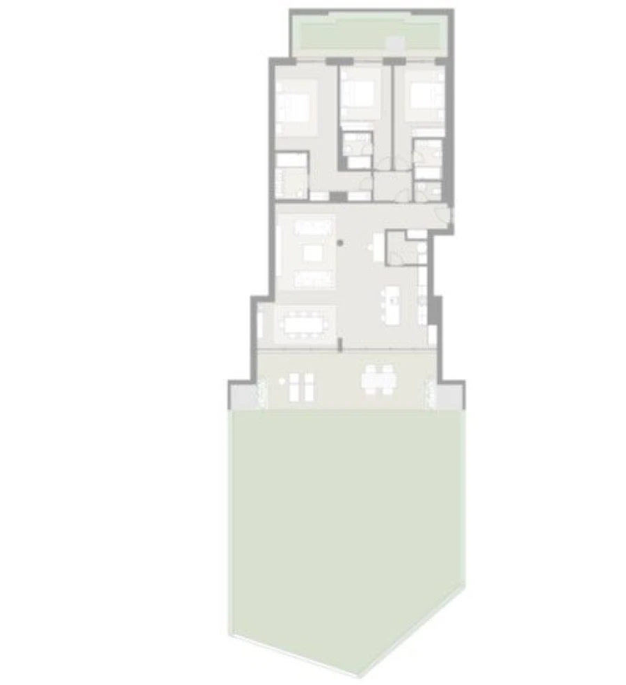 Apartamento T3 para Venda em Aldoar, Foz do Douro e Nevogilde Planta 1