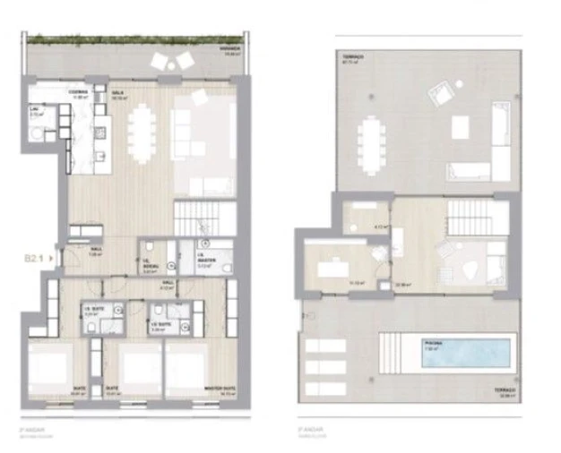 Apartamento T3 para Venda em Aldoar, Foz do Douro e Nevogilde Planta 1