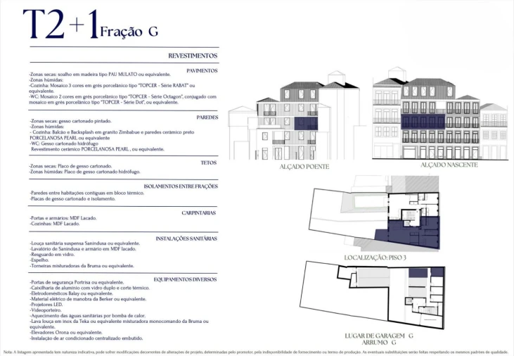 Apartamento T2 para Venda em Cedofeita, Santo Ildefonso, Sé, Miragaia, São Nicolau e Vitória Planta 1