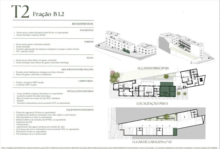 Apartamento T2 para Venda em Campanhã Planta 1