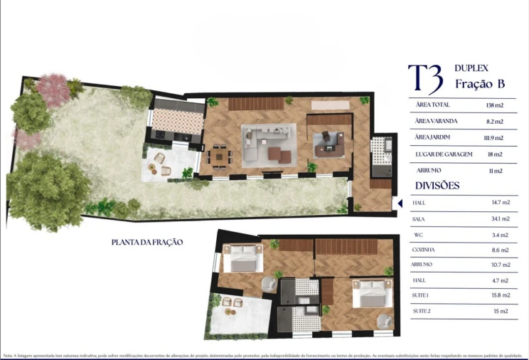 Apartamento T3 para Venda em Cedofeita, Santo Ildefonso, Sé, Miragaia, São Nicolau e Vitória Planta 1
