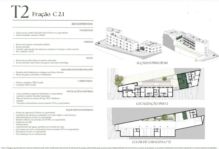 Apartamento T2 para Venda em Campanhã Planta 1