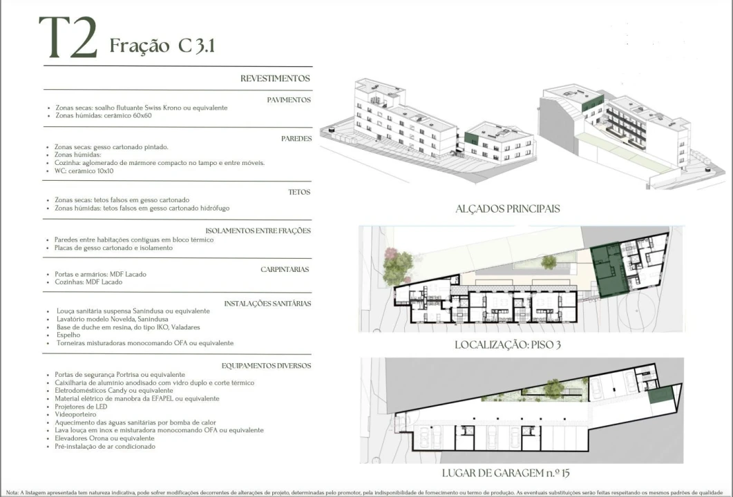 Apartamento T2 para Venda em Campanhã Planta 2