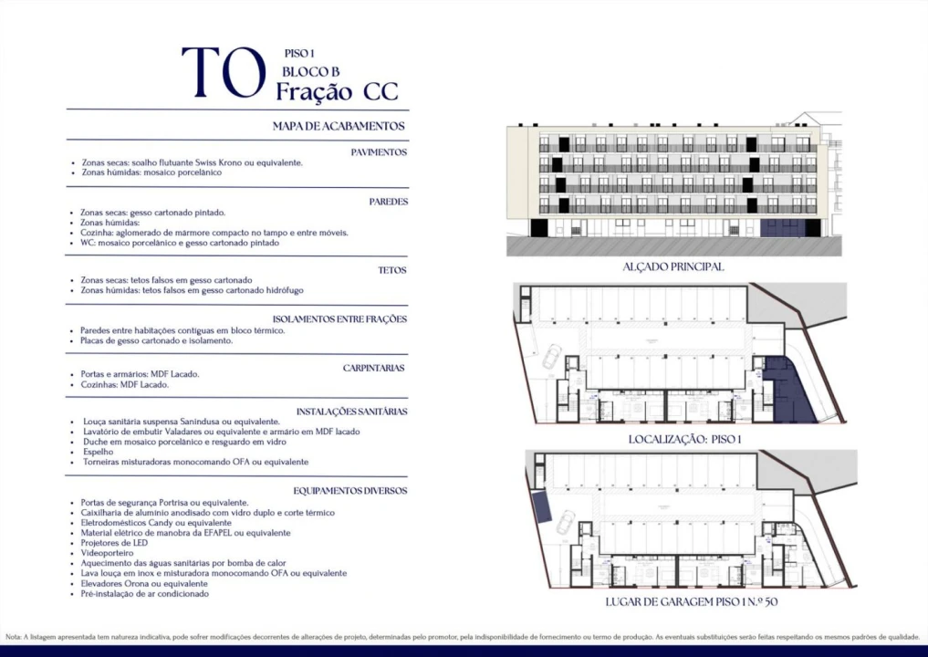 Apartamento T0 para Venda em Paranhos Planta 2