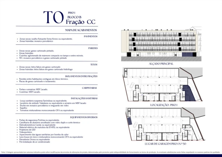 Apartamento T0 para Venda em Paranhos Planta 2
