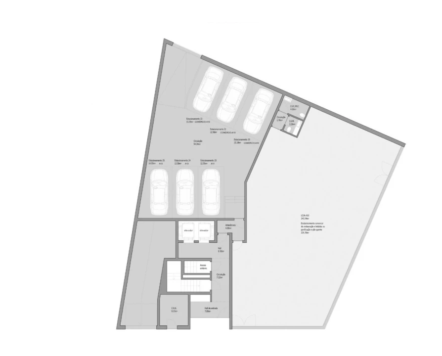 Apartamento T1 para Venda em Bougado (São Martinho e Santiago) Planta 2