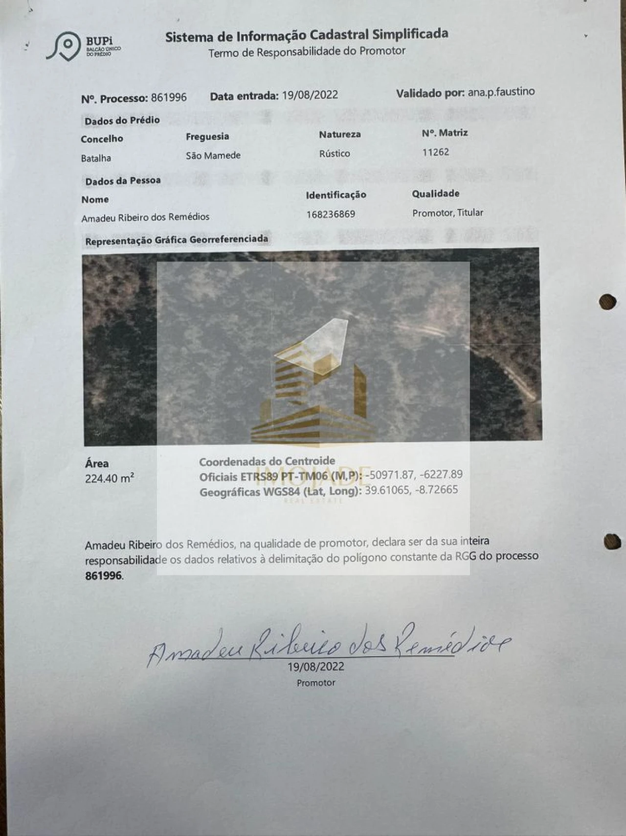 Terreno para Venda em São Mamede Foto 1