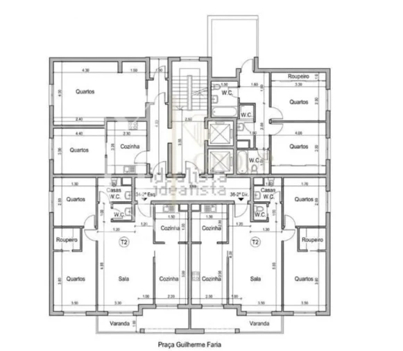 Apartamento T3 para Venda em União das Freguesias de Setúbal Planta 1