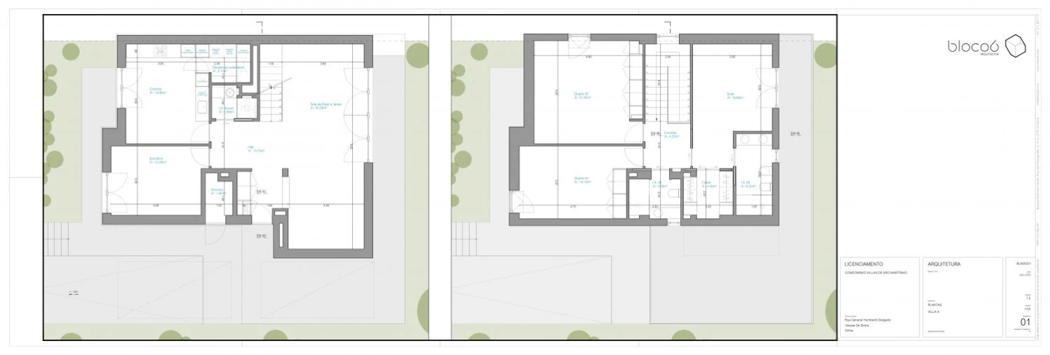 Moradia T4 para Venda em Santa Maria e São Miguel, São Martinho, São Pedro Penaferrim Planta 1