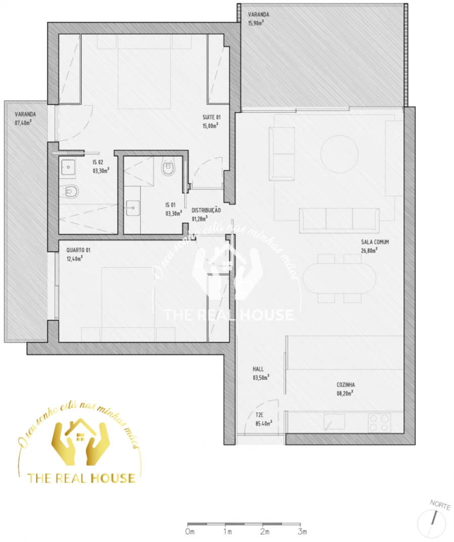 Apartamento T2 para Venda em São Martinho Foto 21