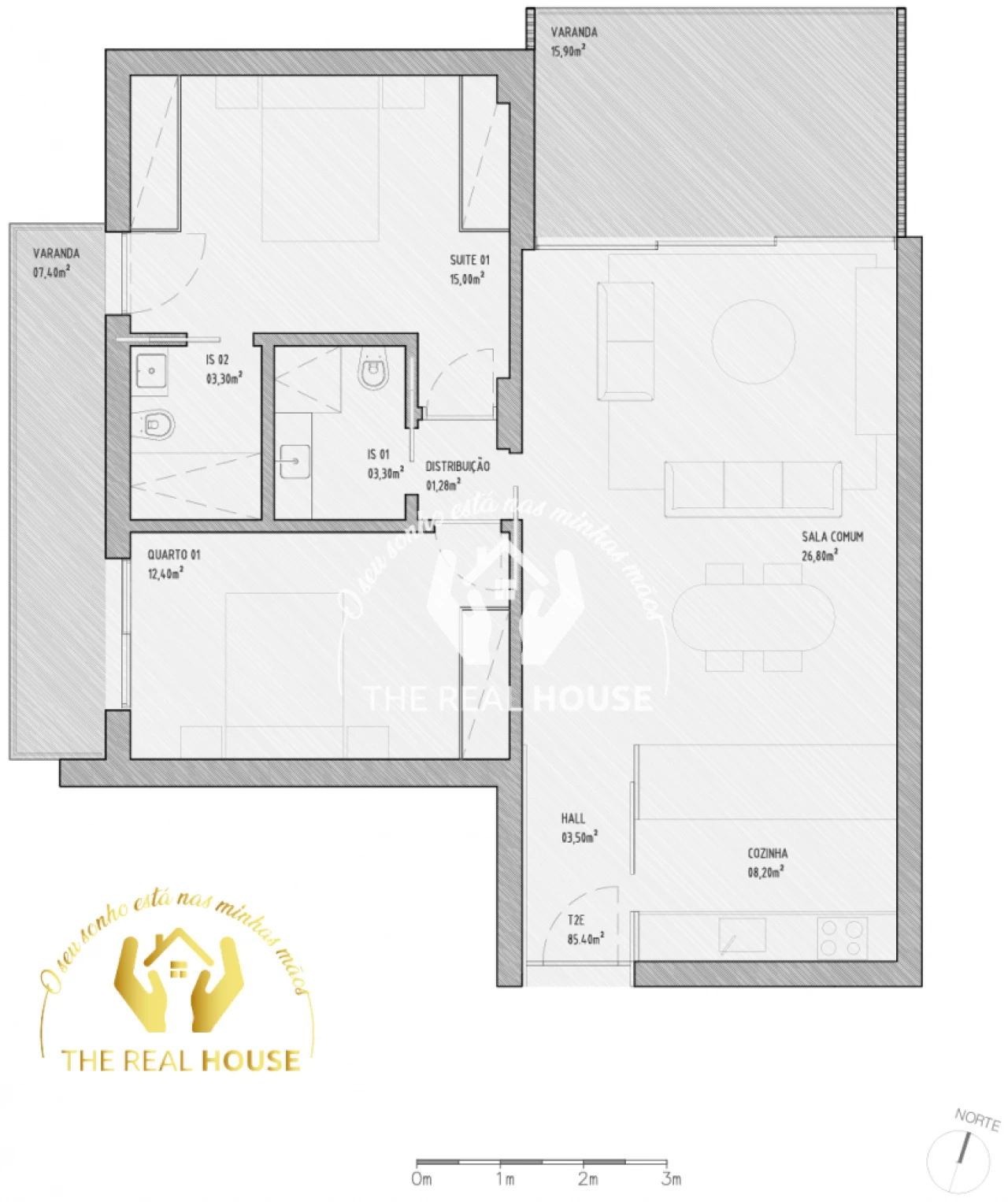 Apartamento T2 para Venda em São Martinho Foto 21