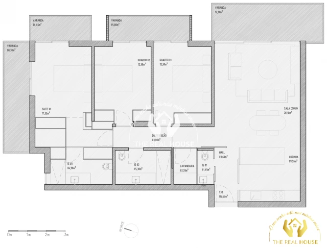 Apartamento T3 para Venda em São Martinho Foto 31