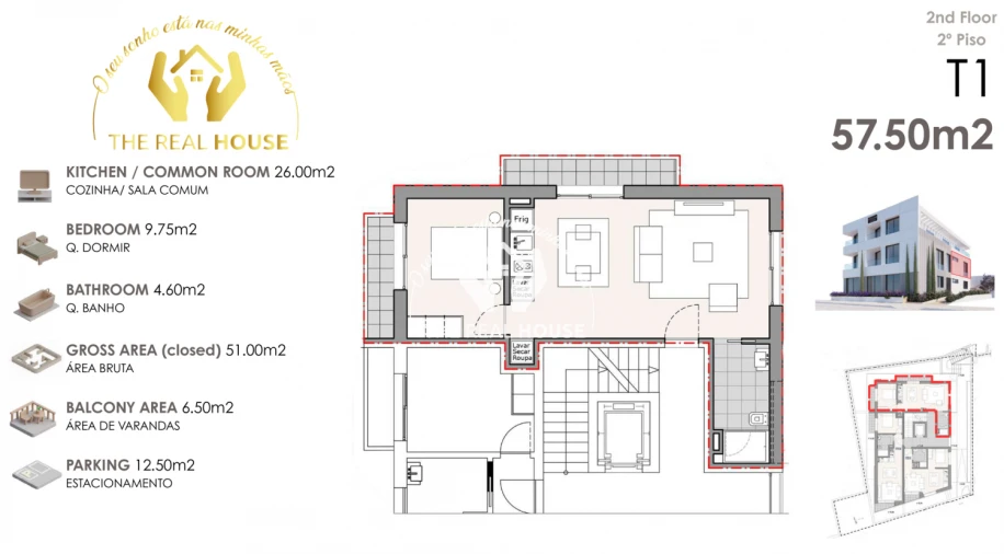 Apartamento T1 para Venda em Machico Foto 17