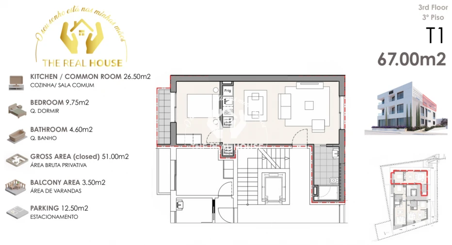 Apartamento T1 para Venda em Machico Foto 19