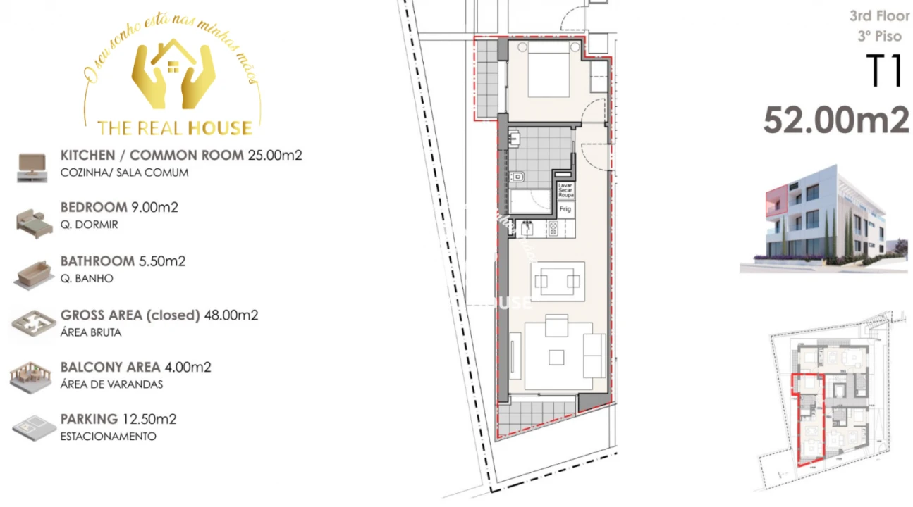 Apartamento T1 para Venda em Machico Foto 17