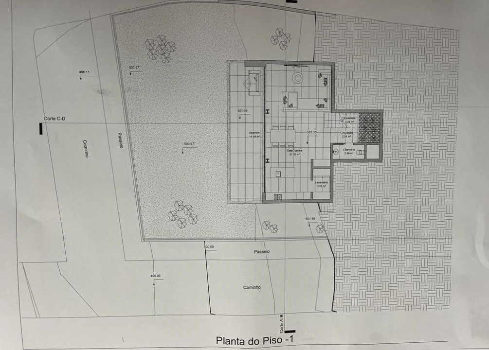 Moradia T3 para Venda em Prazeres Planta 2