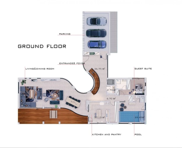 Moradia T6 para Venda em Charneca de Caparica e Sobreda Planta 2
