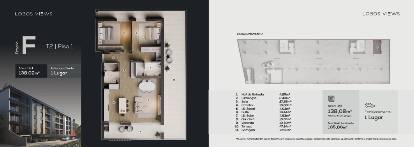 Apartamento T2 para Venda em Camara de Lobos Planta 1