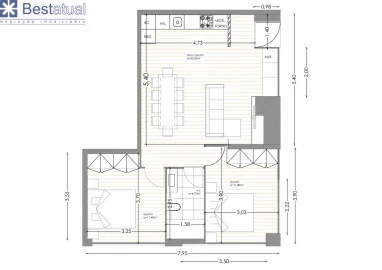 Apartamento T2 para Venda em Bougado (São Martinho e Santiago)