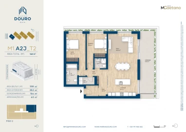 Apartamento T2 para Venda em Canidelo