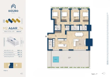 Apartamento T4 para Venda em Canidelo