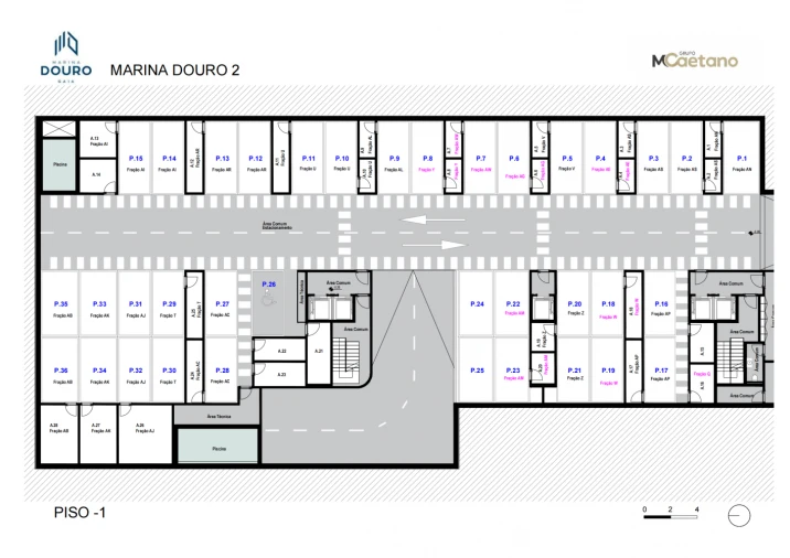 Apartamento T4 para Venda em Canidelo Planta 2