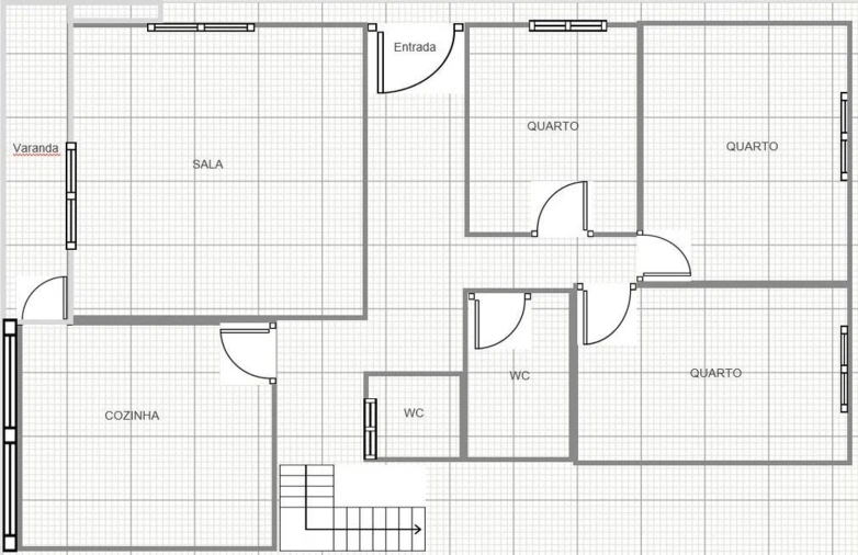 Apartamento T3 para Venda em Oliveira do Douro Planta 1