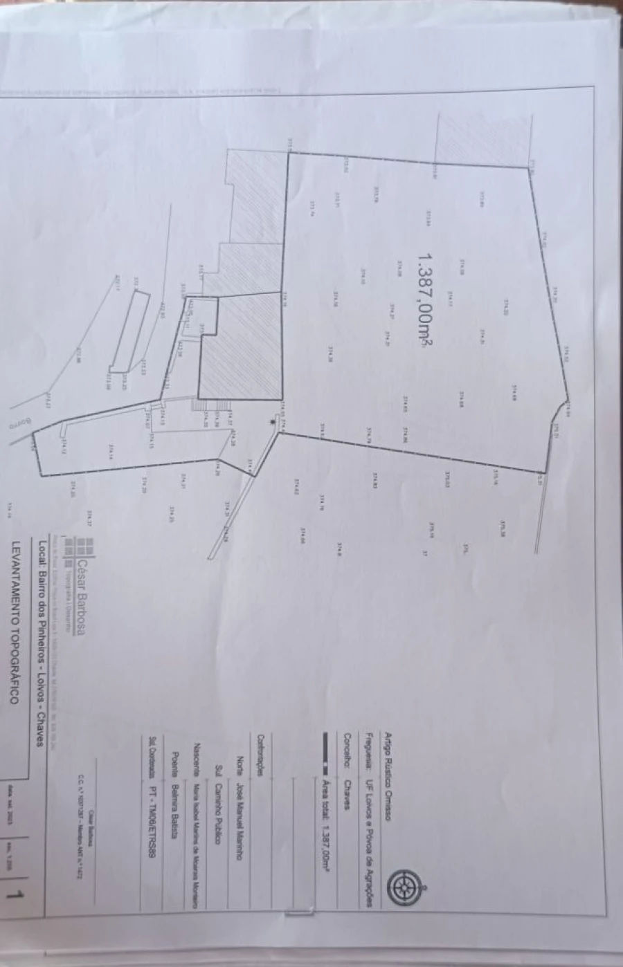 Moradia T3 para Venda em Loivos e Póvoa de Agrações Planta 1