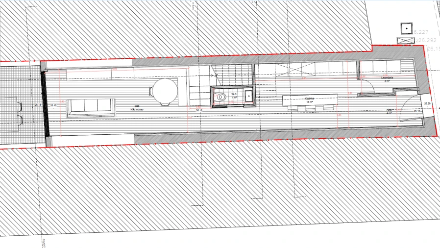 Moradia T2 para Venda em Azurara Planta 1
