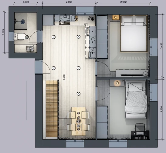 Moradia T3 para Venda em Nogueira do Cravo e Pindelo Planta 2