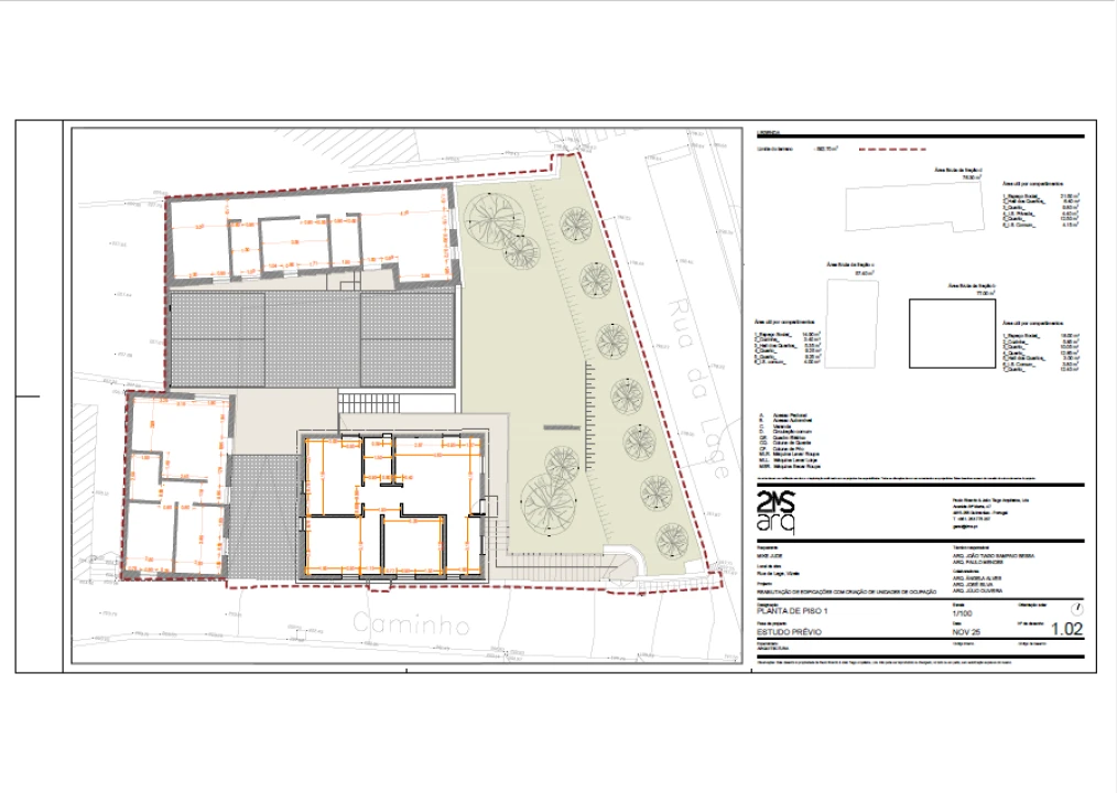 Apartamento T0 para Venda em Caldas de Vizela (São Miguel e São João) Planta 2