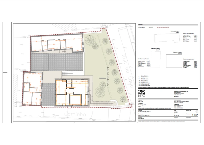 Apartamento T0 para Venda em Caldas de Vizela (São Miguel e São João) Planta 2