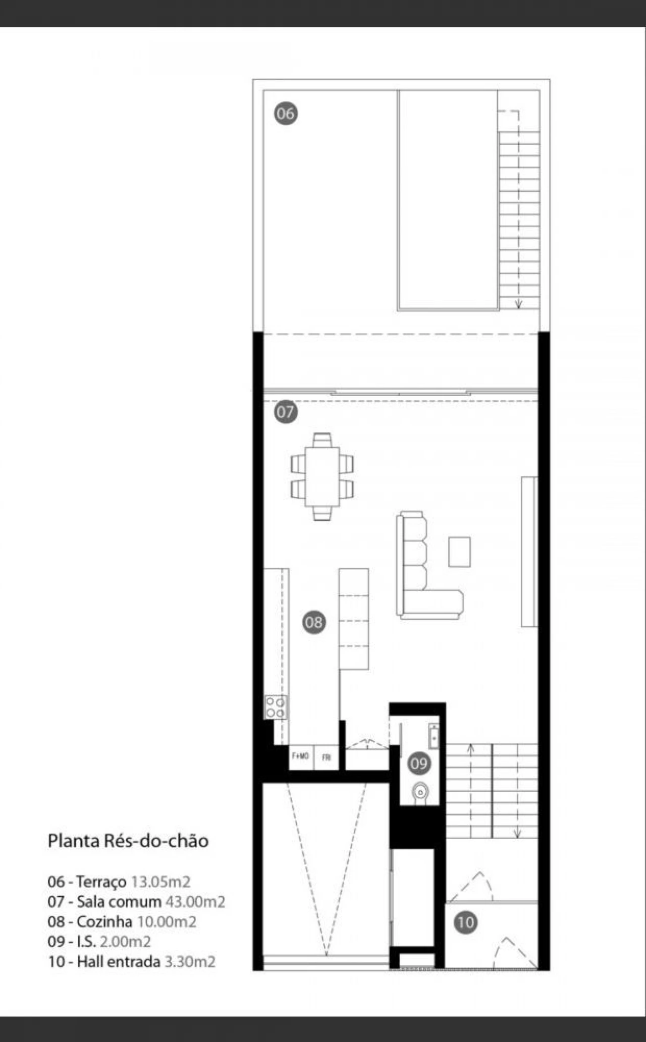 Moradia T3 para Venda em Milheiros Planta 2