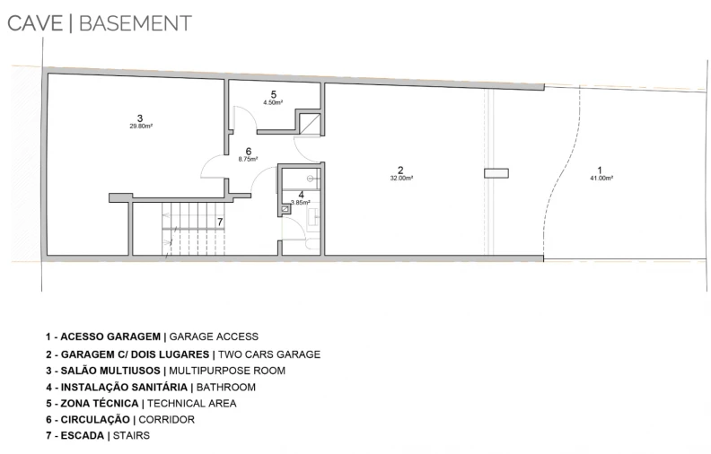 Moradia T3 para Venda em Loule (São Sebastião) Planta 1