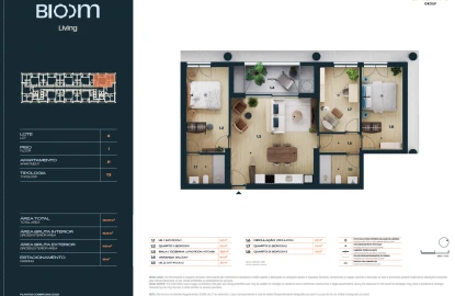 Apartamento T3 para Venda em Moreira