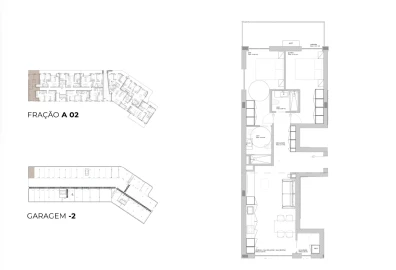 Apartamento T2 para Venda em Oliveira do Douro