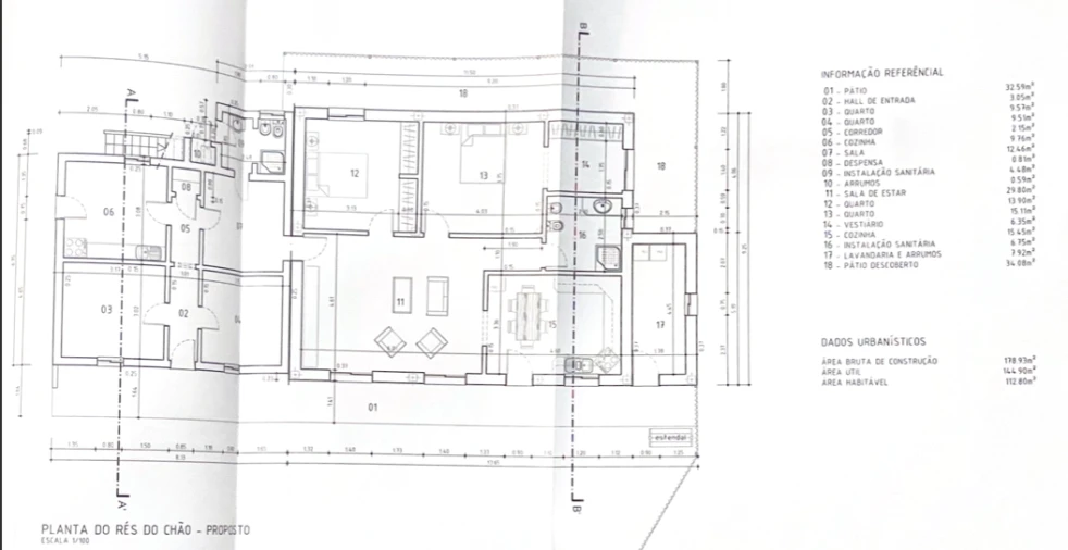 Moradia T4 para Venda em Tavira (Santa Maria e Santiago) Planta 2