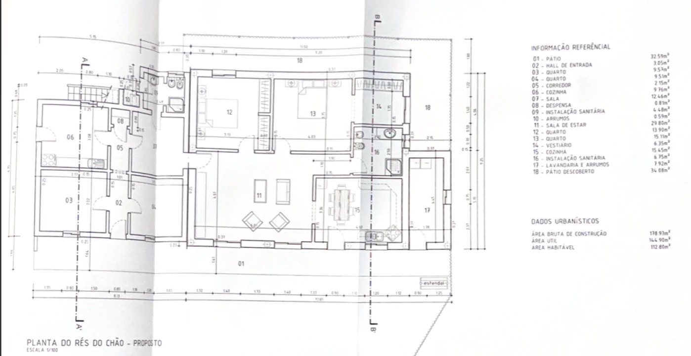 Moradia T4 para Venda em Tavira (Santa Maria e Santiago) Planta 2