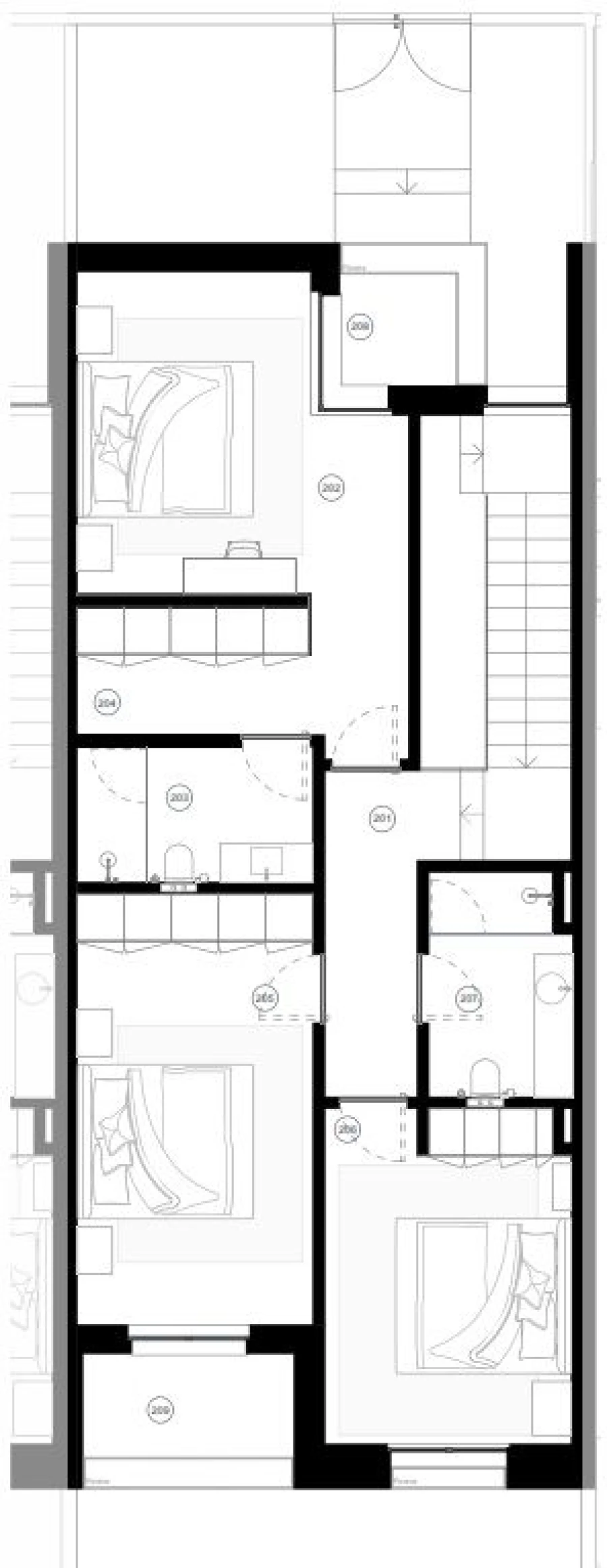Moradia T3 para Venda em Castêlo da Maia Planta 3