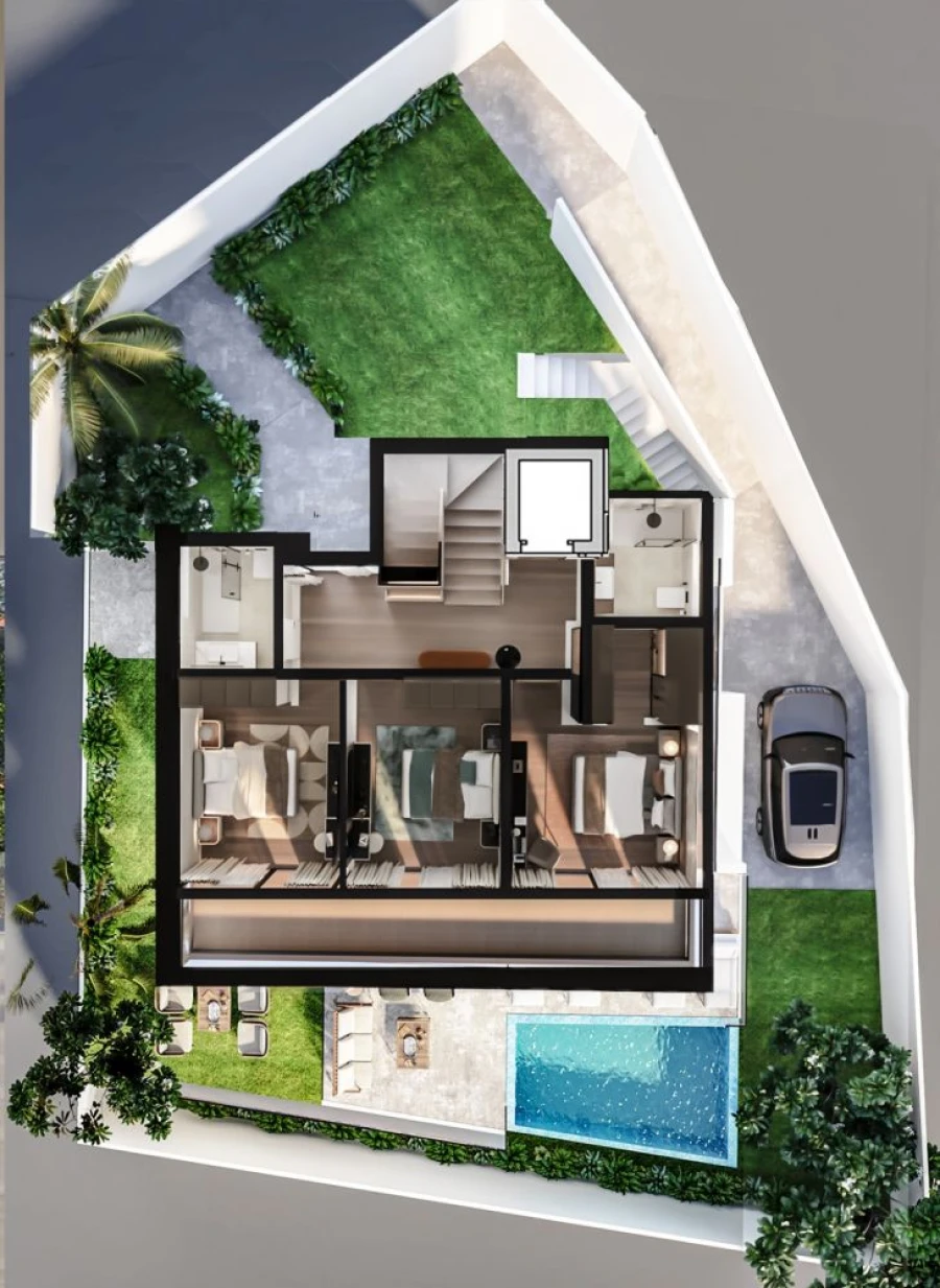 Moradia T3 para Venda em Monte Planta 2